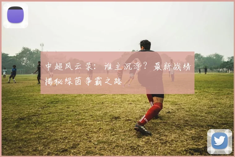 中超风云录：谁主沉浮？最新战绩揭秘绿茵争霸之路